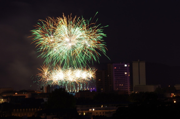 Feu d'artifice 14 Juillet (Rouen)